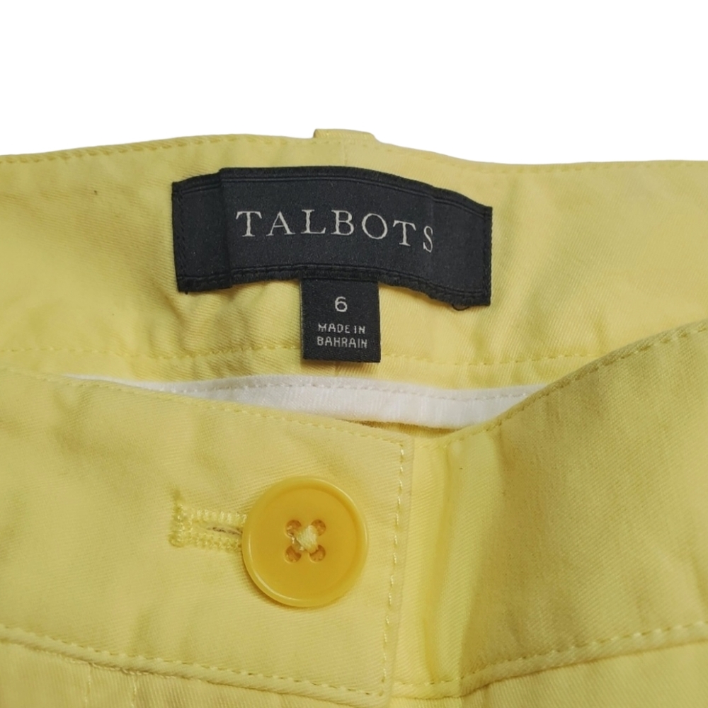 Talbots Yellow Capris - Picture 3 of 8